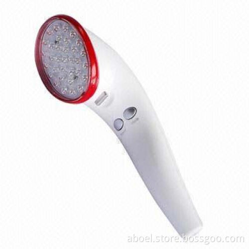 Handheld red LED light therapy for skin rejuvenation
